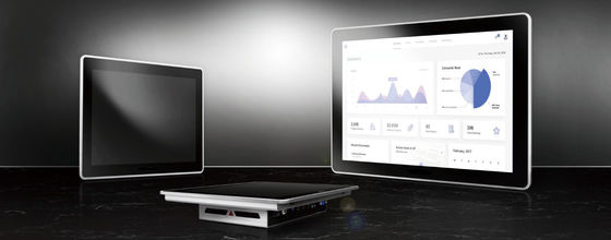 IP65 impermeabilizzano i monitor che del touch screen l'industriale ha incastonato RoHS
