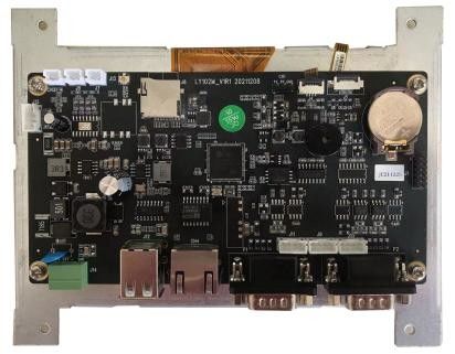 Il monitor resistente TFT a 7 pollici del touch screen del supporto del pannello ha incastonato